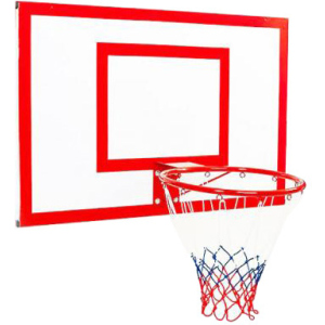 Баскетбольний щит Newt Jordan з кільцем та сіткою 1200 х 900 мм (NE-MBAS-3-450G) краща модель в Харкові