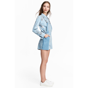 Напівкомбінезон джинсовий H&amp;M 4989906RP12 36 Блакитний (PS2030000034918) ТОП в Харкові