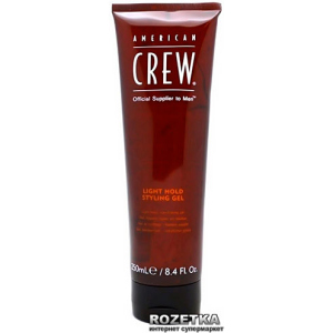 Гель American Crew Light Hold Styling Gel для слабой фиксации волос 250 мл (669316076057) в Харькове