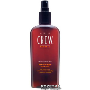 Спрей-гель для волосся American Crew Medium Hold Spray Gel середньої фіксації 250 мл (738678151846) ТОП в Харкові