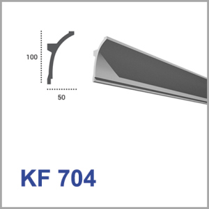 Карниз для прихованого освітлення Tesori KF 704 200см краща модель в Харкові