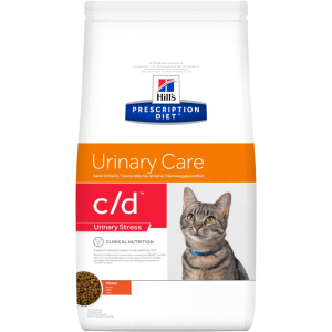 Сухий корм для кішок Hill's PRESCRIPTION DIET c/d Urinary Stress Feline Chicken з ідіопатичним циститом 4 кг (052742284309) краща модель в Харкові