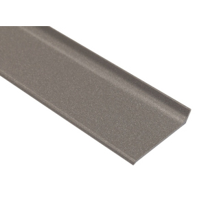 Алюмінієвий плінтус Profilpas Metal line 90 висота 60 мм антрацит структурний (Metal Line 90/6)