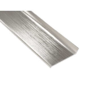 Алюмінієвий плінтус Profilpas Metal line 90 висота 80 мм сатироване срібло (Metal Line 90/8 SSF)