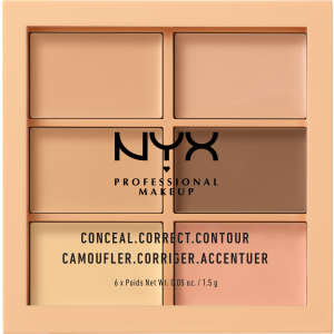 Палетка кремових консилерів NYX Professional Makeup 3C Palette - Conceal, Correct, Contour 01 Light 9 г (800897831479) краща модель в Харкові