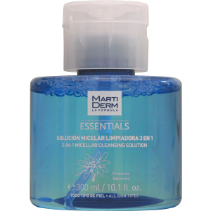 Міцелярний розчин MartiDerm Essentials Micellar Solution Cleanser 3in1 Очищаючий 300 мл (8437000435860) ТОП в Харкові