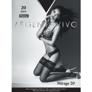 Чулки Argentovivo Mirage 20 Den 3/4 р Platino (8051403068670)