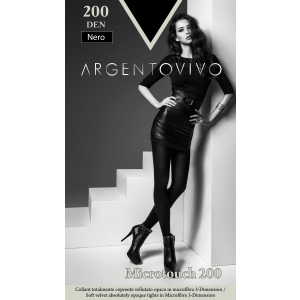 Колготки Argentovivo Microtouch 200 Den 3 р. Nero (8051403079096) ТОП в Харкові