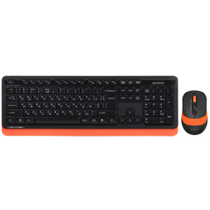 Комплект беспроводной A4Tech FG1010 Wireless Black/Orange (4711421943376) рейтинг