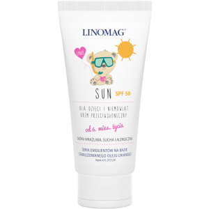 Сонцезахисний крем Linomag Ziololek SUN SPF 50 50 мл (5900558001427) ТОП в Харкові