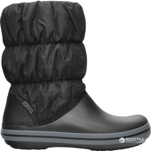 Дутики Crocs Jibbitz Winter Puff Boot 14614-070-W7 37-38 23.8 см Черные (883503941137) лучшая модель в Харькове