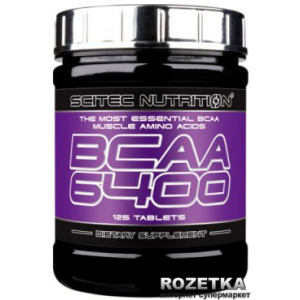 Аминокислота Scitec Nutrition BCAA 6400 125 таблеток (728633107513) ТОП в Харькове