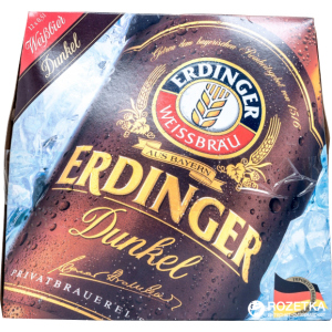 хороша модель Упаковка пива Erdinger Dunkel темне фільтроване 5% 0.5 л х 12 пляшок (4002103248262)