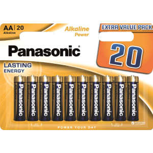 Батарейки Panasonic Alkaline Power лужні AA блістер, 20 шт (LR6REB/20BW) ТОП в Харкові