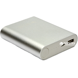 УМБ PowerPlant 10400 mAh Silver (PPLA9113) ТОП в Харькове