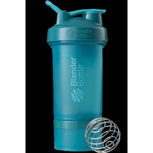 Шейкер BlenderBottle ProStak з кулькою 650 мл Блакитний (PS 22oz Teal) ТОП в Харкові