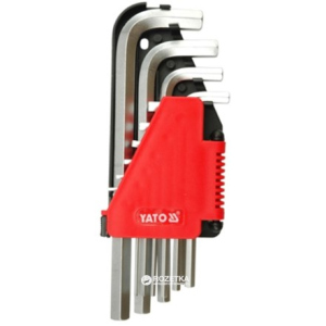 хороша модель Набір шестигранних ключів Yato 10 предметів 2-12 мм (YT-0508)