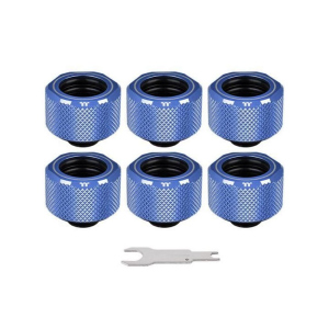 Фітинг для СВО ThermalTake Pacific C-Pro G1/4 PETG 16mm OD Fitting Kit - Blue (CL-W210-CU00BU-B)