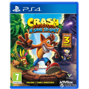 Игра Crash Bandicoot N'sane Trilogy для PS4 (Blu-ray диск, English version) ТОП в Харькове