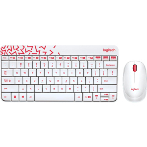 Комплект бездротової Logitech MK240 Nano White RUS (920-008212) в Харкові