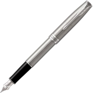 Ручка перьевая Parker Sonnet 17 Stainless Steel CT FP F Синяя Серый корпус (84 211) ТОП в Харькове