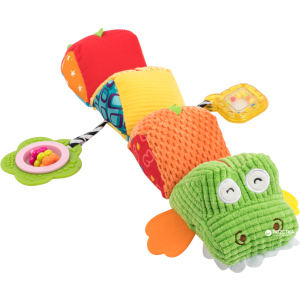 М'яка іграшка-гусениця Baby Team Крокодил (8534) краща модель в Харкові