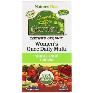 Вітаміни Nature's Plus Source of Life Garden Naturally Therapeutic Women's Once Daily Multi 30 таблеток (97467307476) краща модель в Харкові