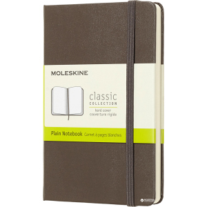 Нотатник Moleskine Classic 9 х 14 см 192 сторінки без линівки Коричневий (8058341715291) краща модель в Харкові