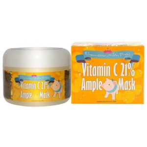 Маска для лица с витаминами разогревающая Elizavecca Milky Piggy Vitamin C 21% Ample Mask 100 мл (8809339904117) ТОП в Харькове