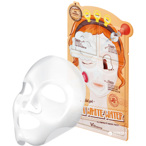 Трехступенчатая осветляющая и увлажняющая маска Elizavecca Aqua White Water Illuminate Mask Pack 10 шт по 25 мл (8809317962641) лучшая модель в Харькове