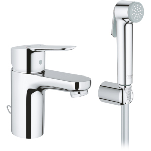 хорошая модель Смеситель для раковины GROHE BauEdge 23757000 с гигиеническим душем