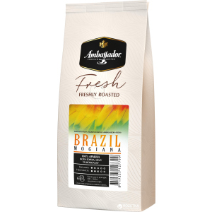 Кава у зернах Ambassador Fresh Brazil Mogiana 1 кг (8719325127799) надійний