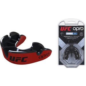 Капа OPRO Junior Silver UFC Hologram Red/Black (002265001) в Харкові