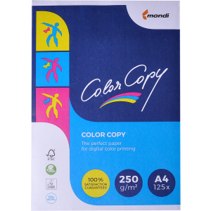 Папір офісний Color Copy A4 250 г/м2 125 аркушів Білий (A4.200.CC) рейтинг