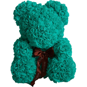 М'яка іграшка UFT Bear Flowers Ведмедик з троянд Turquoise 27 см (BB3) (4820176249104) в Харкові