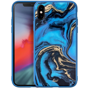 Панель Laut Mineral Glass для Apple iPhone X/Xs Blue (LAUT_IP18-S_MG_MBL) краща модель в Харкові