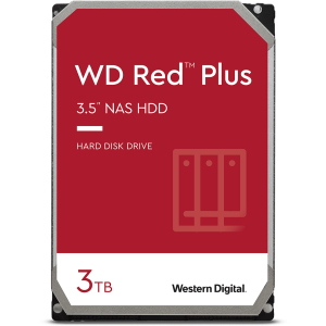 Жесткий диск Western Digital Red Plus 3TB 5400rpm 128МB WD30EFZX 3.5 SATA III рейтинг