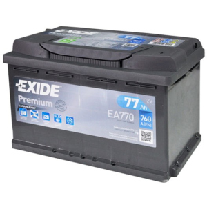 Автомобільний акумулятор Exide Premium 6СТ-77 (EA770) 77 Аг (-/+) Euro 760 А (EA770)