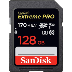 SanDisk SDXC Extreme Pro 128GB V30 UHS-I U3 (SDSDXXY-128G-GN4IN) в Харкові