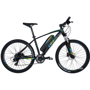 Електровелосипед TRINX E-Bike X1E 17 Matt-Black-Green-Blue (X1EMBGB) в Харкові