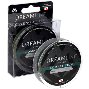 Шнур Mikado Dream Line Competition 8-Braid 300 м 0.18 мм 18.32 кг Зелений (ZDL000G-300-018) в Харкові