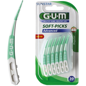 Набір міжзубних щіток GUM Soft-Picks Advanced 30 шт (7630019902366) в Харкові