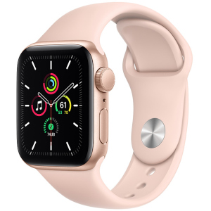 Смарт-часы Apple Watch SE GPS 40mm Gold Aluminum Case with Pink Sand Band (MYDN2UL/A) ТОП в Харкові