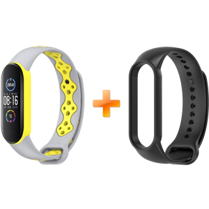 Xiaomi Mi Band 5 MiJobs Sport Grey/Yellow (MJ5-SP012GY) краща модель в Харкові