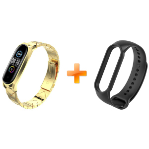 Xiaomi Mi Band 5 MiJobs Metal V-shape Gold (MJ5-VMS005G) ТОП в Харкові