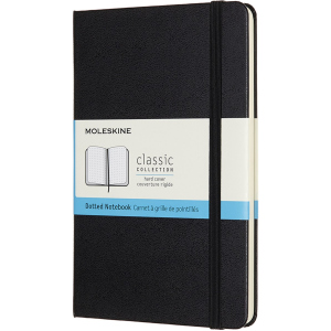 Нотатник Moleskine Classic 11,5 х 18 см 192 сторінок у крапку Чорна (8058647626611) в Харкові