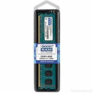 Модуль пам'яті для комп'ютера DDR3 4GB 1600 MHz GOODRAM (GR1600D364L11S/4G) краща модель в Харкові