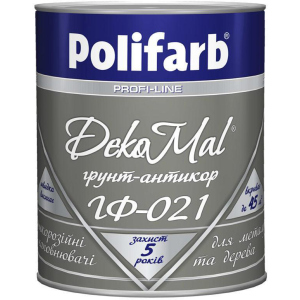 Грунтовка Polifarb Profi-Line ГФ-021 DekoMal 2.7 кг Серая (PB-113062)