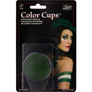 Кремовый грим Mehron Color Cups Green 12 г (CCC-G) (764294502069) надежный