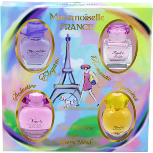 Набір мініатюр парфумерної води Charrier Parfums Mademoiselle France (3442070444112) ТОП в Харкові